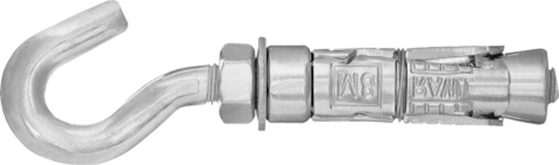 RAWLPLUG HOOK BOLT 25 PER BOX M8X98MM R-RBL-08HW
