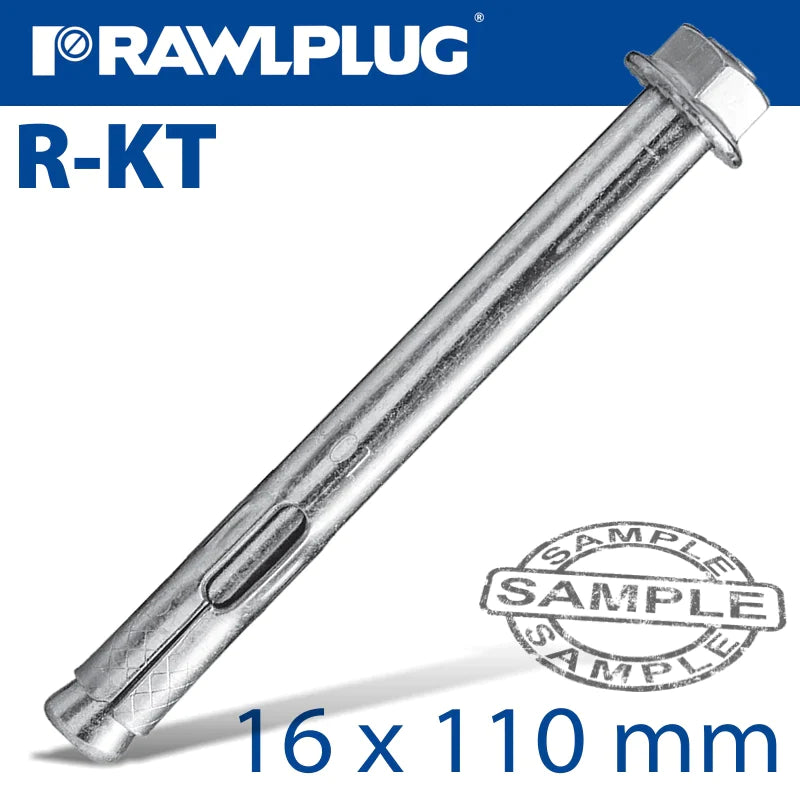 RAWLPLUG SLEEVE ANCHOR R-KIT 20 PER BOX 16X110MM R-KT-16110