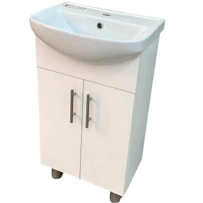 VANITY BRIDGE BASIN 2 DOOR SSCB2D460W