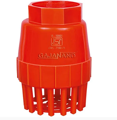 GAJANAND FOOT VALVE PVC RED 1"
