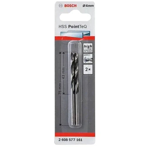 BOSCH DRILL BIT HSS POINT Q 4.0MM 2608577161