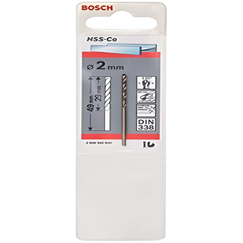 BOSCH DRILL BIT HSS 2.0MM 2608585840