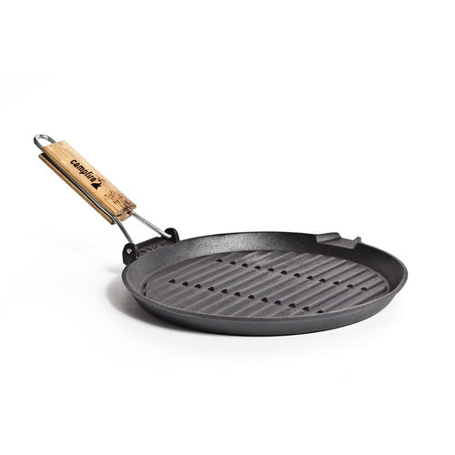 CAMPFIRE FRYPAN ROUND FOLDING HANDLE 27CM P117L-09