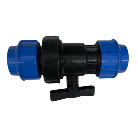 FLOTEK BALL VALVE POLY COMPRESSION 50MM