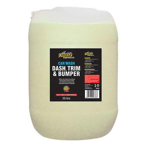 SHIELD CAR WASH DASH TRIM & BUMPER 20L SH822