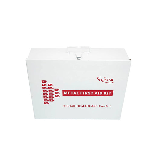 FIRST AID BOX METAL WHITE