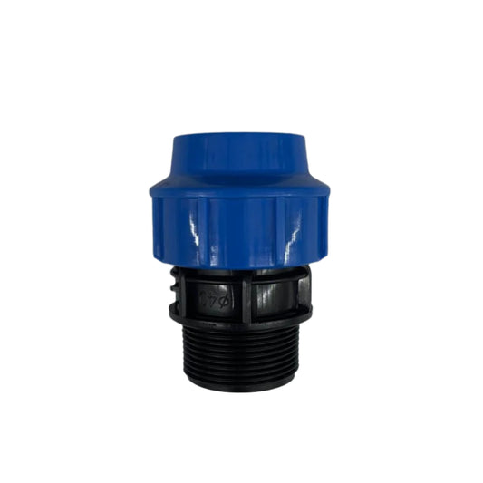 FLOTEK ADAPTOR MALE POLY COMPRESSION 40MM