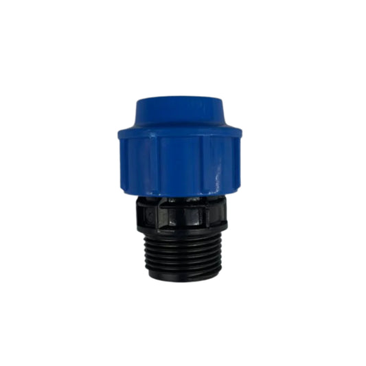 FLOTEK ADAPTOR MALE POLY COMPRESSION 25 MM