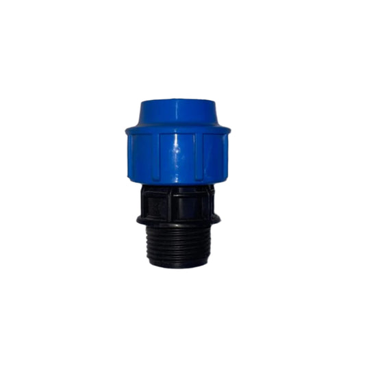 FLOTEK ADAPTOR MALE POLY COMPRESSION 20MM