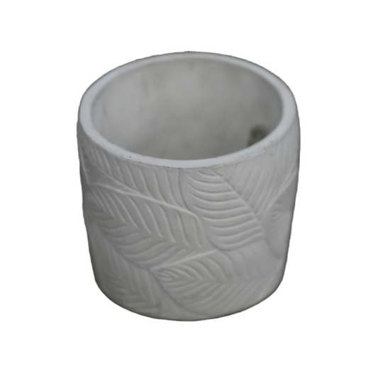 EEZEE FLOWER POT 38 WHITE- CUL-156-W