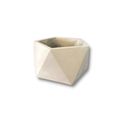 EEZEE FLOWER POT 5 WHITE- CUL-168-W