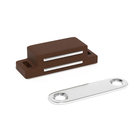 DOOR CATCHER MAGNETIC BROWN