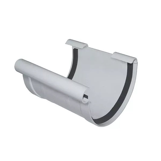 GUTTER UNION CLIP PVC WHITE 125MM