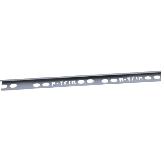 KIRK TILE EDGE TRIM ROUND PVC LIGHT GREY 12MM