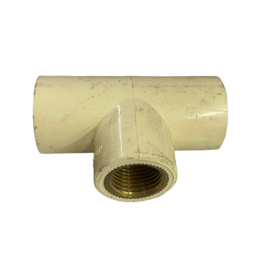 FLOTEK REDUCING TEE BRASS/CPVC 1"X1/2"