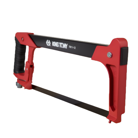 KING TONY HACKSAW FRAME ADJUSTABLE RED AND BLACK 300MM 7911-12