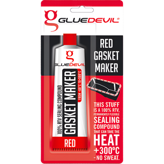 GLUE DEVIL SILICONE GASKET MAKER RED 310ML 8567034