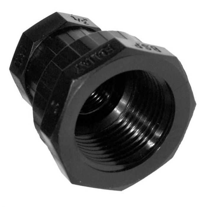 REDUCING SOCKET POLY/POLY 3/4"X1/2"
