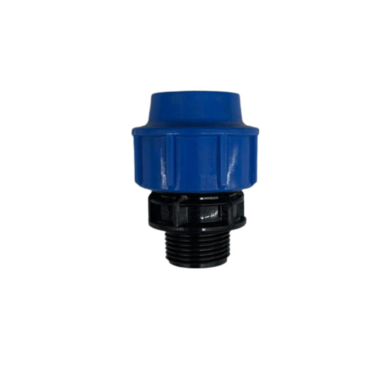 FLOTEK ADAPTOR MALE POLY COMPRESSION 32MMX1"