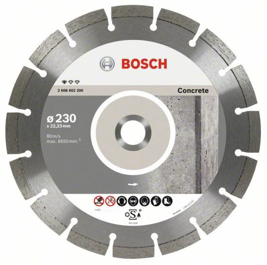 BOSCH DIAMOND DISC SEGMENTED CONCRETE 230MM 602200