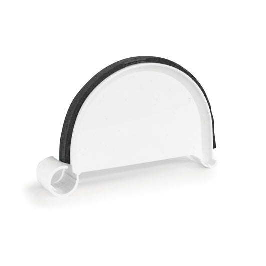 GUTTER STOP END PVC 125MM