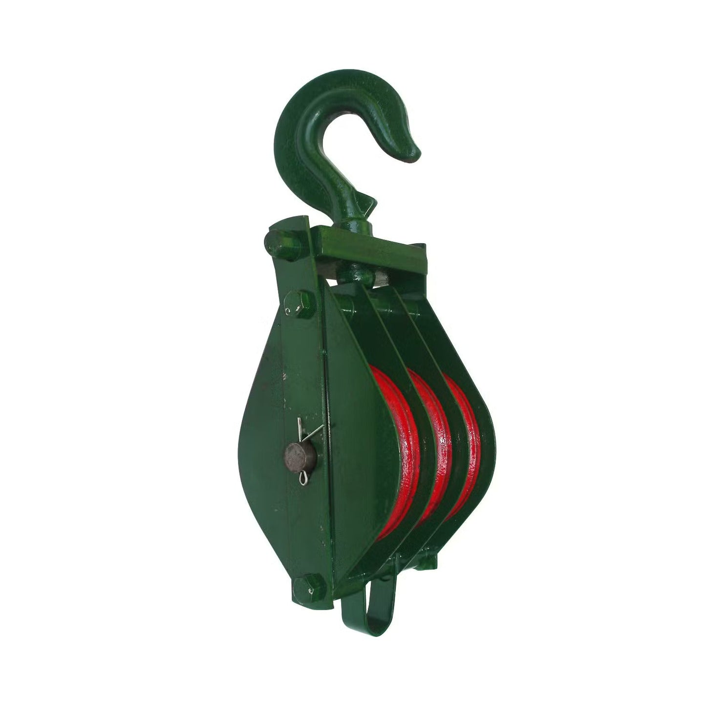 PULLEY TRIPLE GREEN/RED 3"
