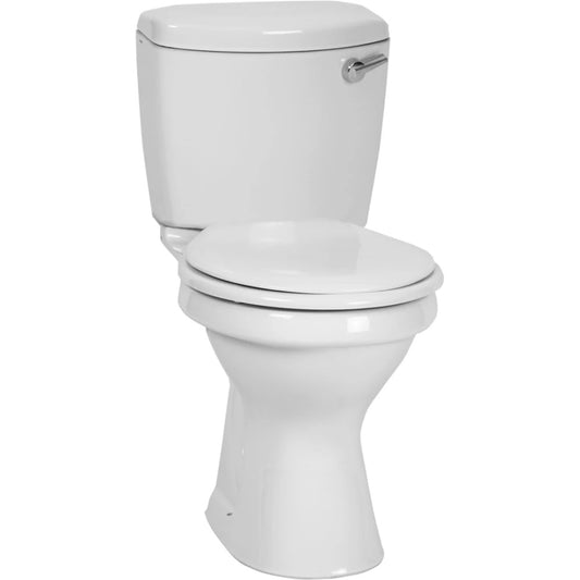 BETTA TOILET SUITE FRONT FLUSH WHITE 2PCS ASTINA