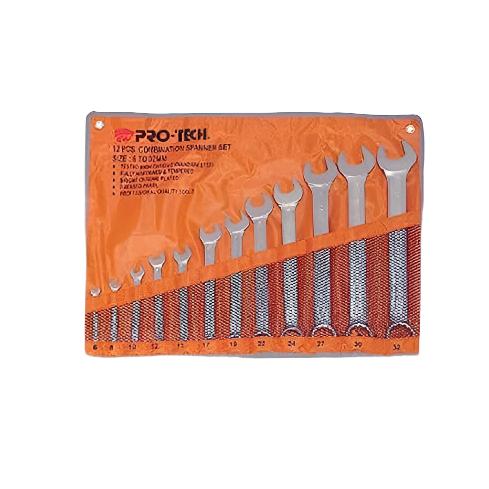 PROTECH SPANNER COMB SET 9PCS 6MM-24MM