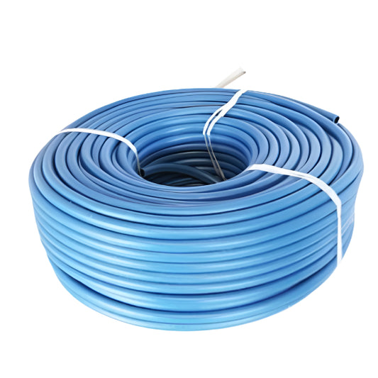 GAS AIR HOSE PVC BLUE SOLD PERM 8MM