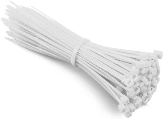 RYAN CABLE TIES CLEAR 10PCS/PKT 4.8X300-CV301C