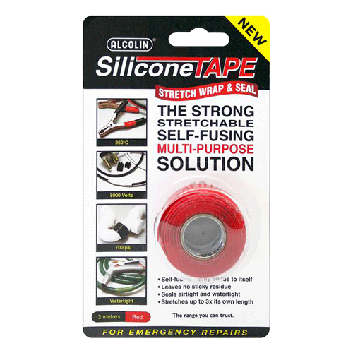 ALCOLIN SILICON TAPE RED 25MMX3M