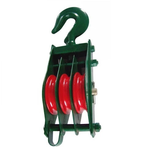 PULLEY TRIPPLE GREEN 6"