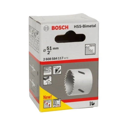 BOSCH HOLESAW BI METAL GREY 51MM 2608584117