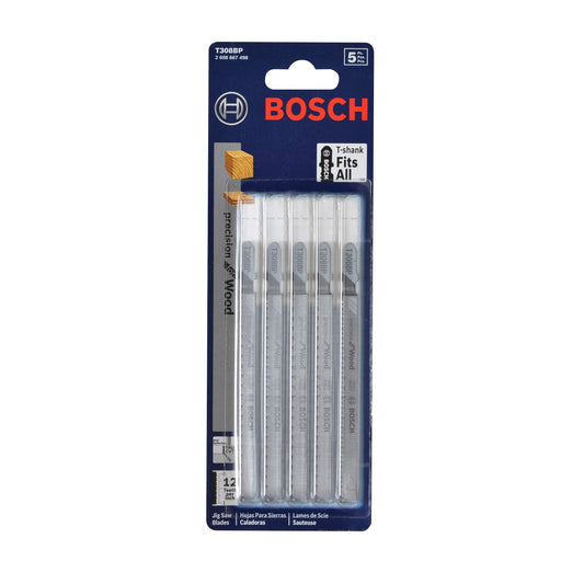 BOSCH BLADE JIGSAW SET 5PCS T308BP