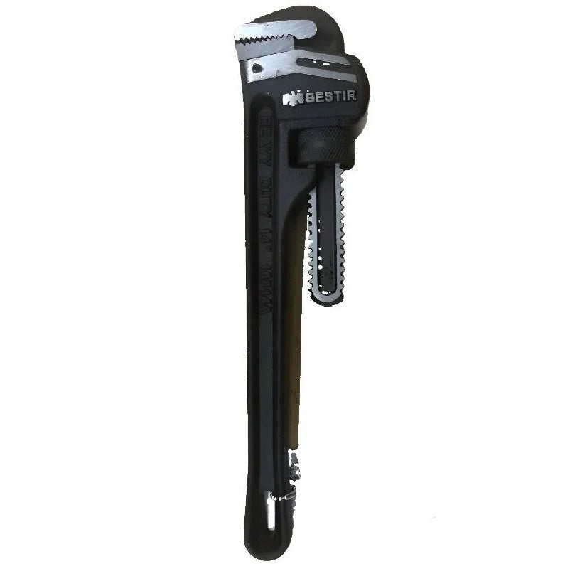 BESTIR PIPE WRENCH ALUMINIUM HEAVY DUTY BLACK 350MM - BST10864