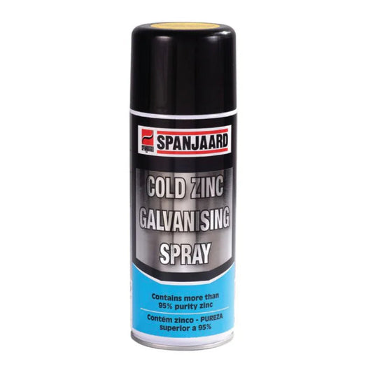 SPANJAARD GALVANISING SPRAY COLD ZINC 400MLS AEROSOL 50501600