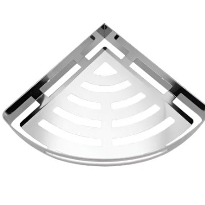 BRIMIX SHELF STAINLESS STEEL SINGLE LAYER CORNER 5657