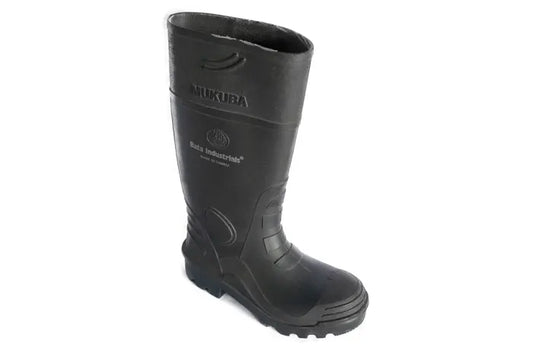 BATA GUMBOOT MUKUBA WITH STEEL TOE BLACK SIZE 7