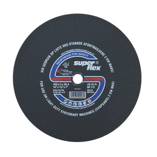 SUPER FLEX CUTTING DISC 350X3X25.4MM AS30R BF2E
