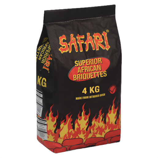 SAFARI BRIQUETTES AFRICAN SUPERIOR 4KG BB01