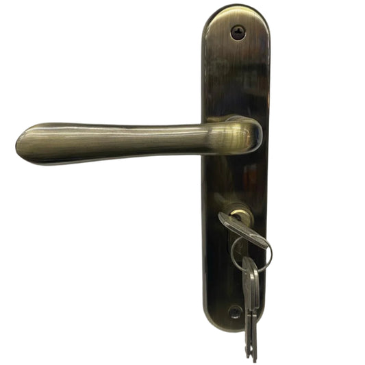 GODREJ MORTICE LOCK COMBINATION PACK LYRA ANTIQUA BRASS 8" 3241