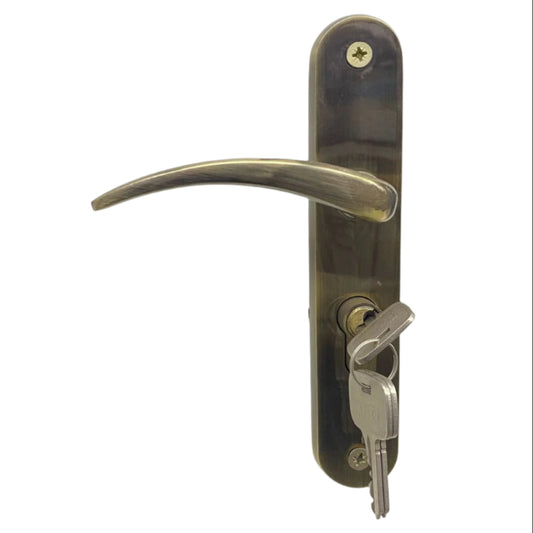 GODREJ MORTICE LOCK COMBINATION PACK LYRA ANTIQUA BRASS 8" 3249