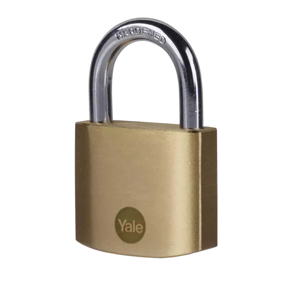 YALE PADLOCK BRASS ESSENTIAL BLISTER 50MM B-Y110B/50/126/1