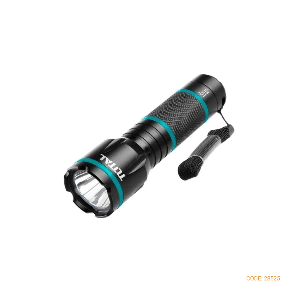 TOTAL FLASHLIGHT 200LUM 3AAA TT TFL013AAA1 – Micmar Online