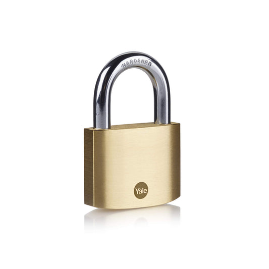 YALE PADLOCK BRASS BLISTER 60MM Y110B/60/132/1