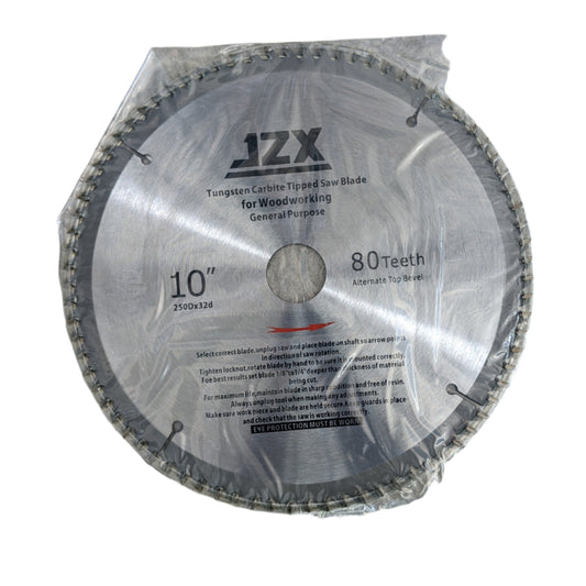JZX SAW BLADE TUNGSTEN CARBIDE TIPS CIRCULAR FOR WOOD 250X80T