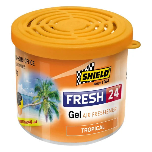 SHIELD AIR FRESHENER FRESH 24 GEL TROPICAL 80G SH916