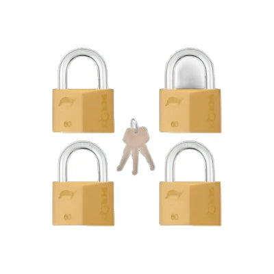 GODREJ PADLOCK 4 PER PACK SHERLOCK 60MM EX- BL EB 2595 60