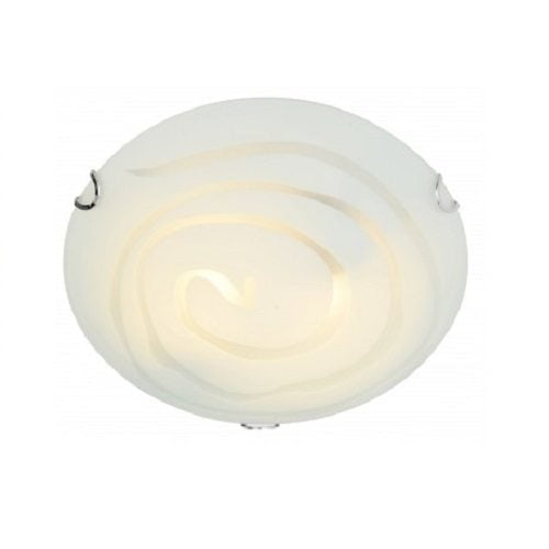 RADIANT CEILING LIGHT STREET CHROME JE13 CIRC 300MM