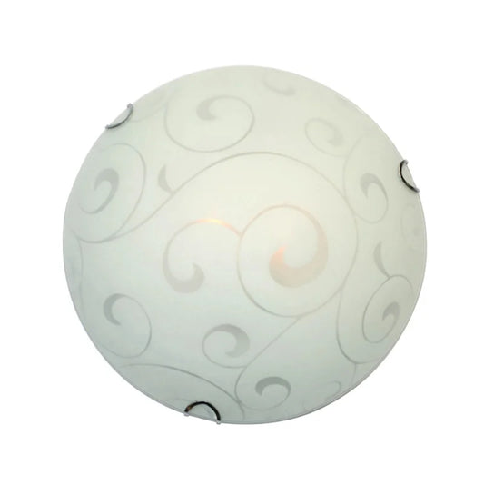 RADIANT CEILING LIGHT STEM STREET CHROME 300MM JE13